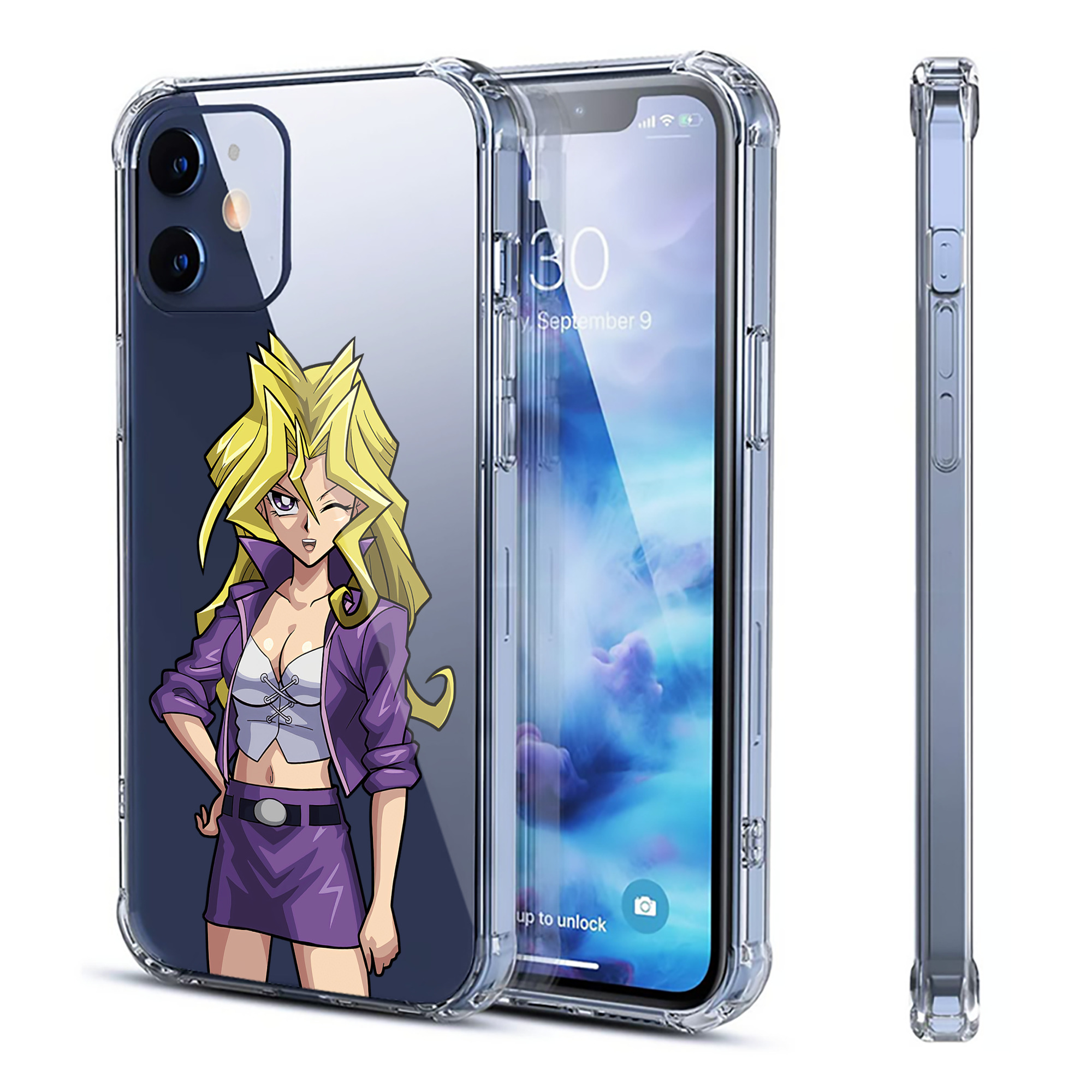 （画像用） 遊☆戯☆王 Yu-Gi-Oh! 【iPhone 12シリーズ対応】透明スマホケース（クリアソフトケース）